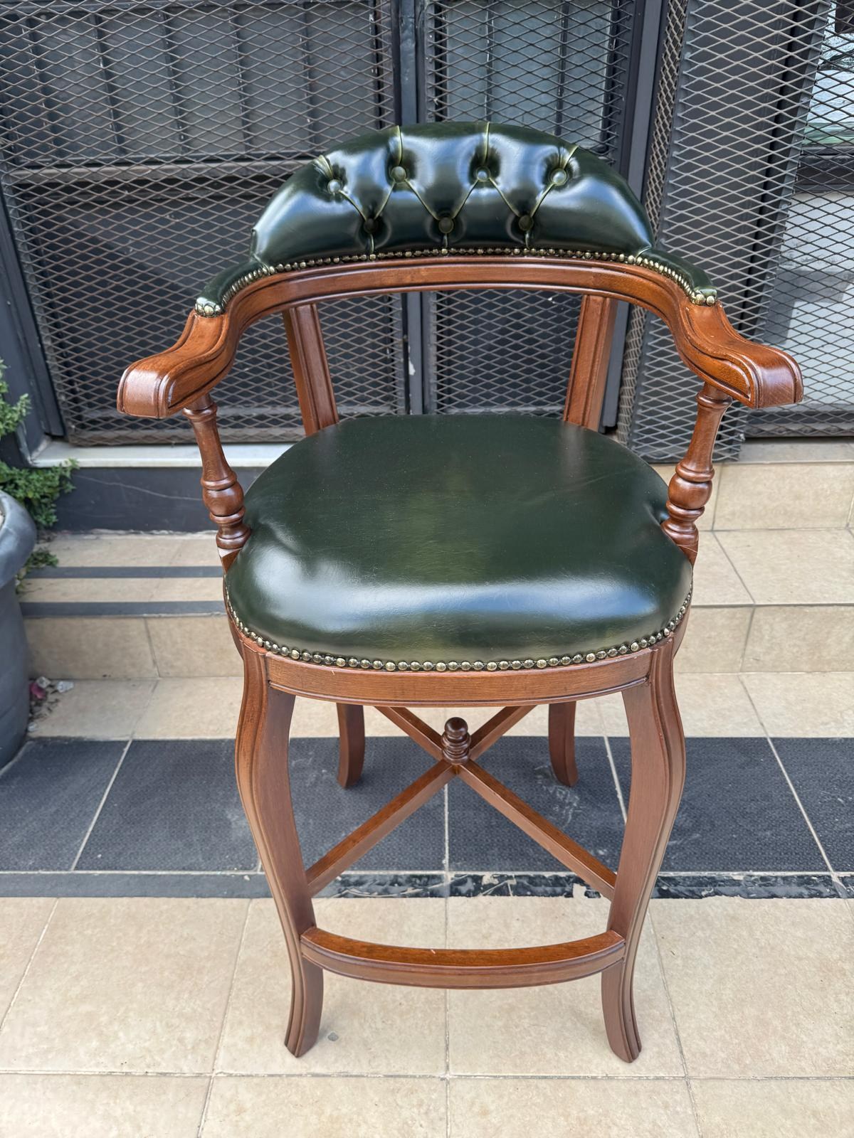 3A MOBİLYA PULLAP GREEN BAR TABURESİ