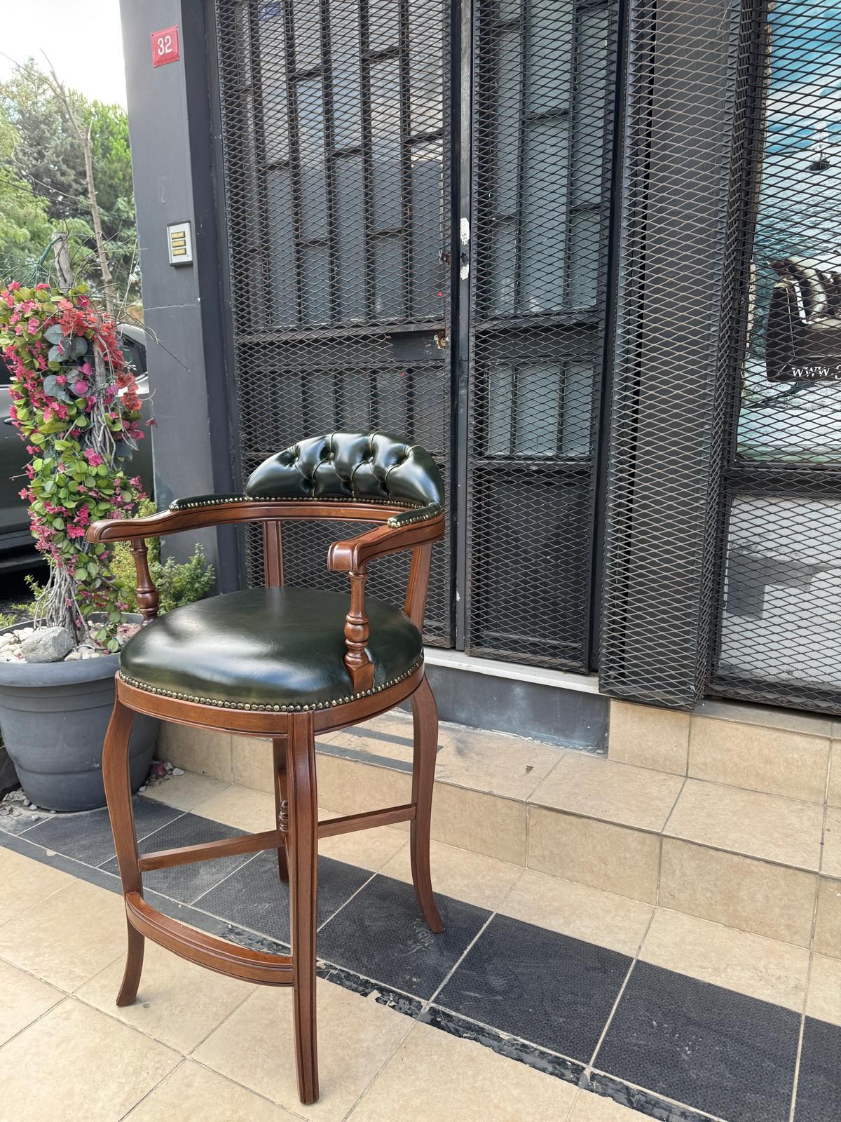 3A MOBİLYA PULLAP GREEN BAR TABURESİ