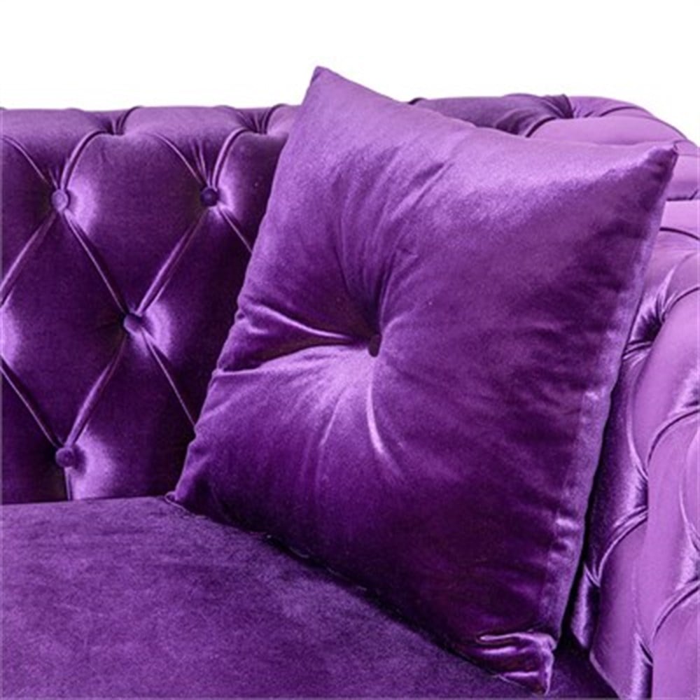 3A Mobilya Purple Dolca Vita Mor Chesterfield