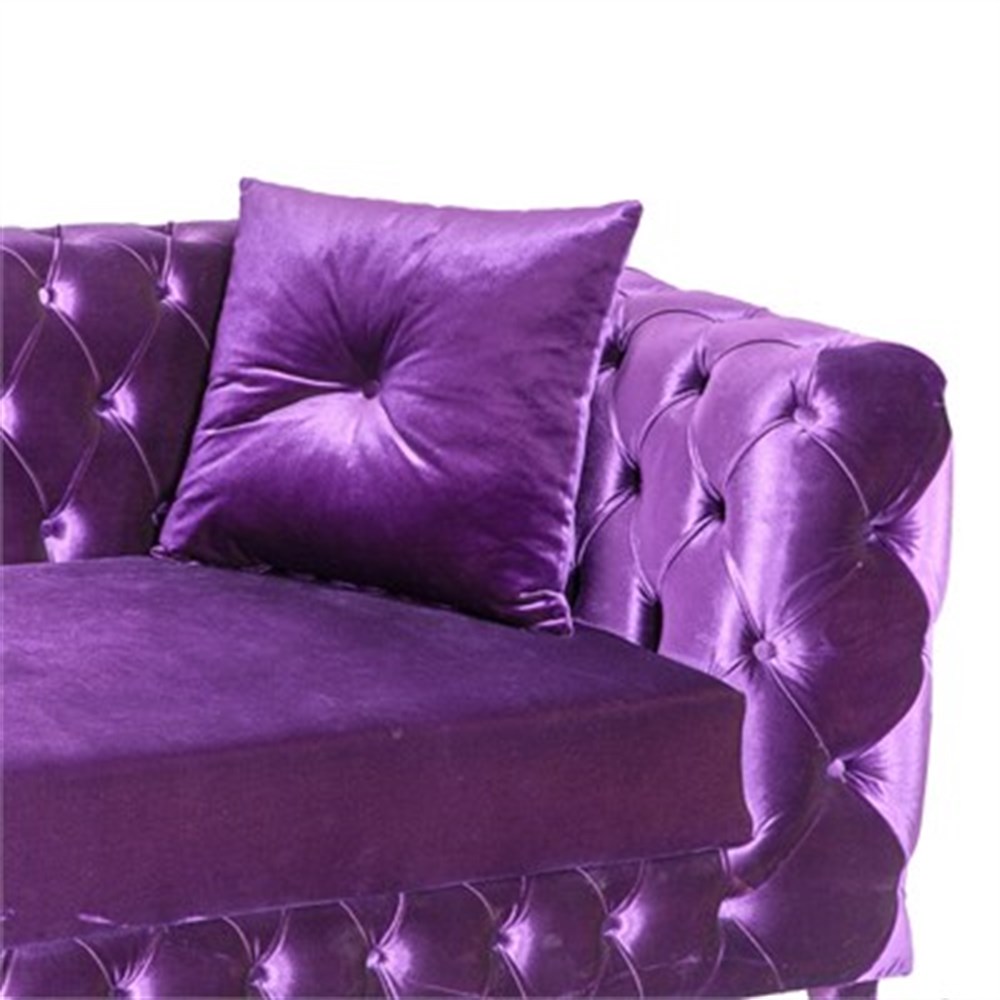3A Mobilya Purple Dolca Vita Mor Chesterfield