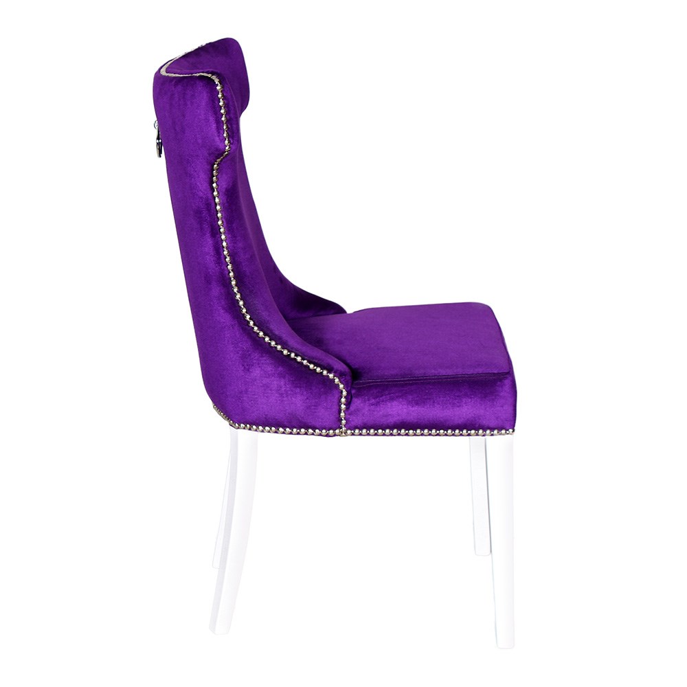 3A Mobilya Purple Kulplu Sandalye
