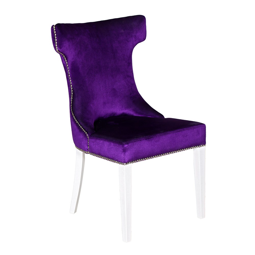3A Mobilya Purple Kulplu Sandalye