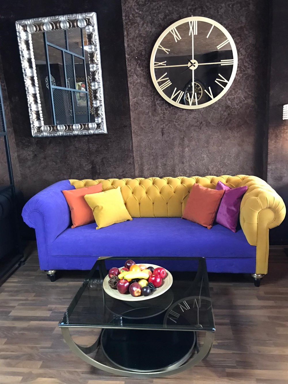 3A MOBİLYA PURPLE NEW MODERN CHESTERFİELD