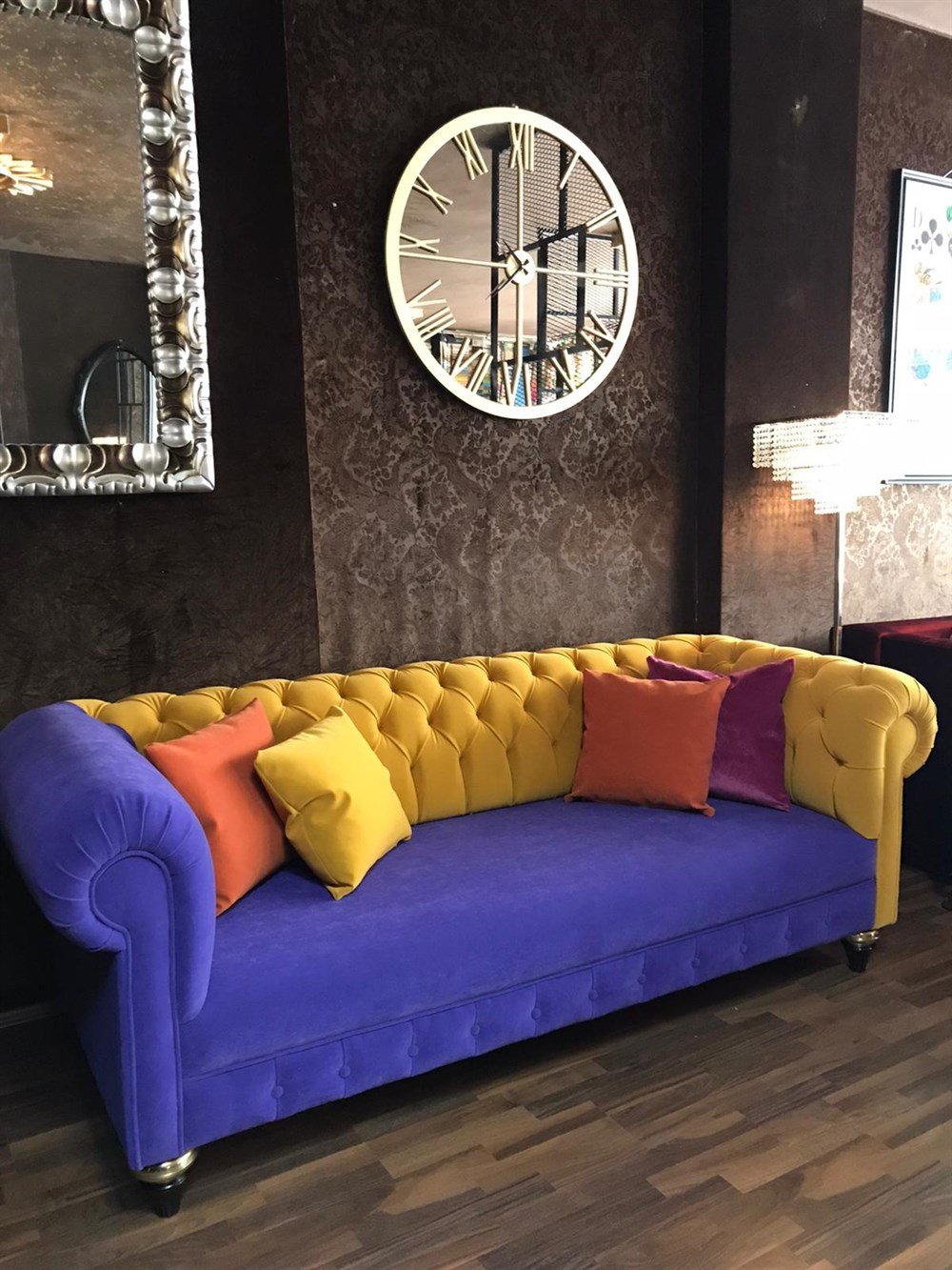 3A MOBİLYA PURPLE NEW MODERN CHESTERFİELD