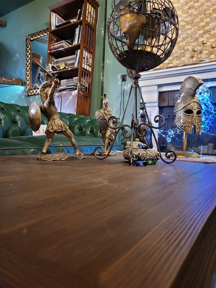 3A MOBİLYA VİCTORİAN DOĞAL  KAYIN AĞACI SEHPA CEVİZ CİLA 