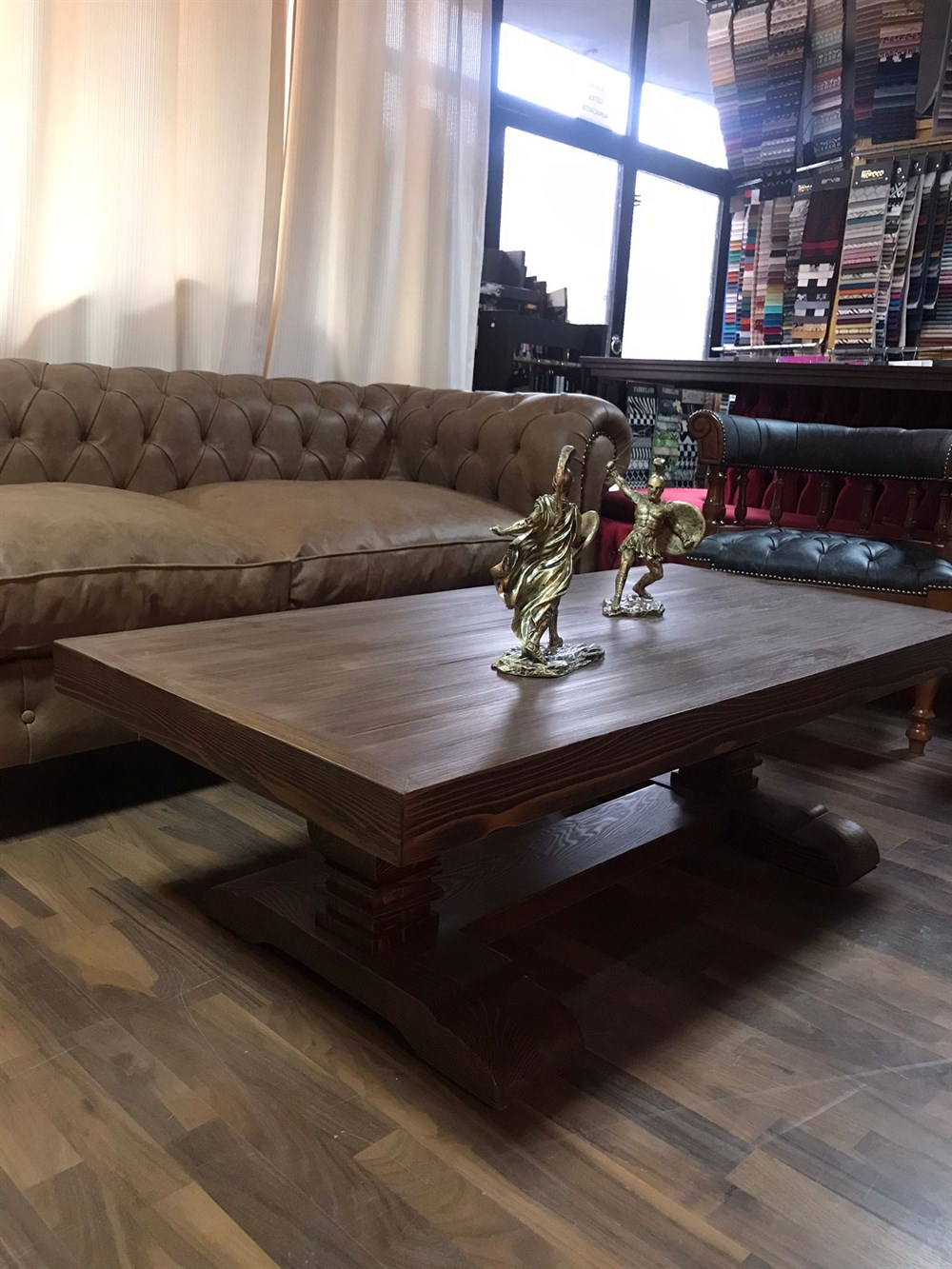 3A MOBİLYA VİCTORİAN  LADİN AĞACI SEHPA 