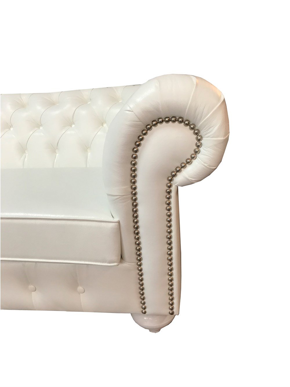 3A Mobilya White Storm Chesterfeild