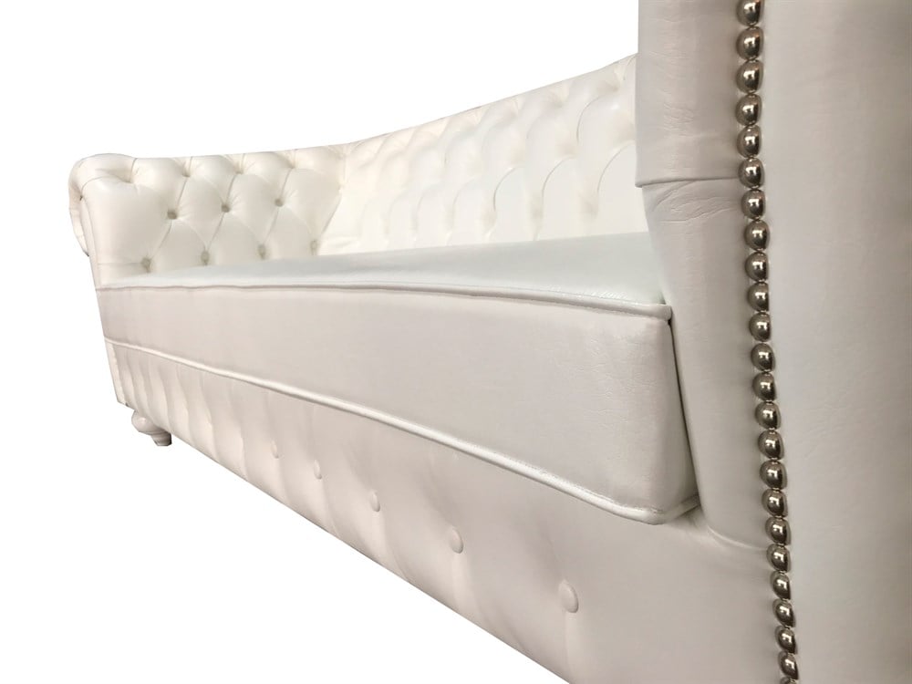 3A Mobilya White Storm Chesterfeild