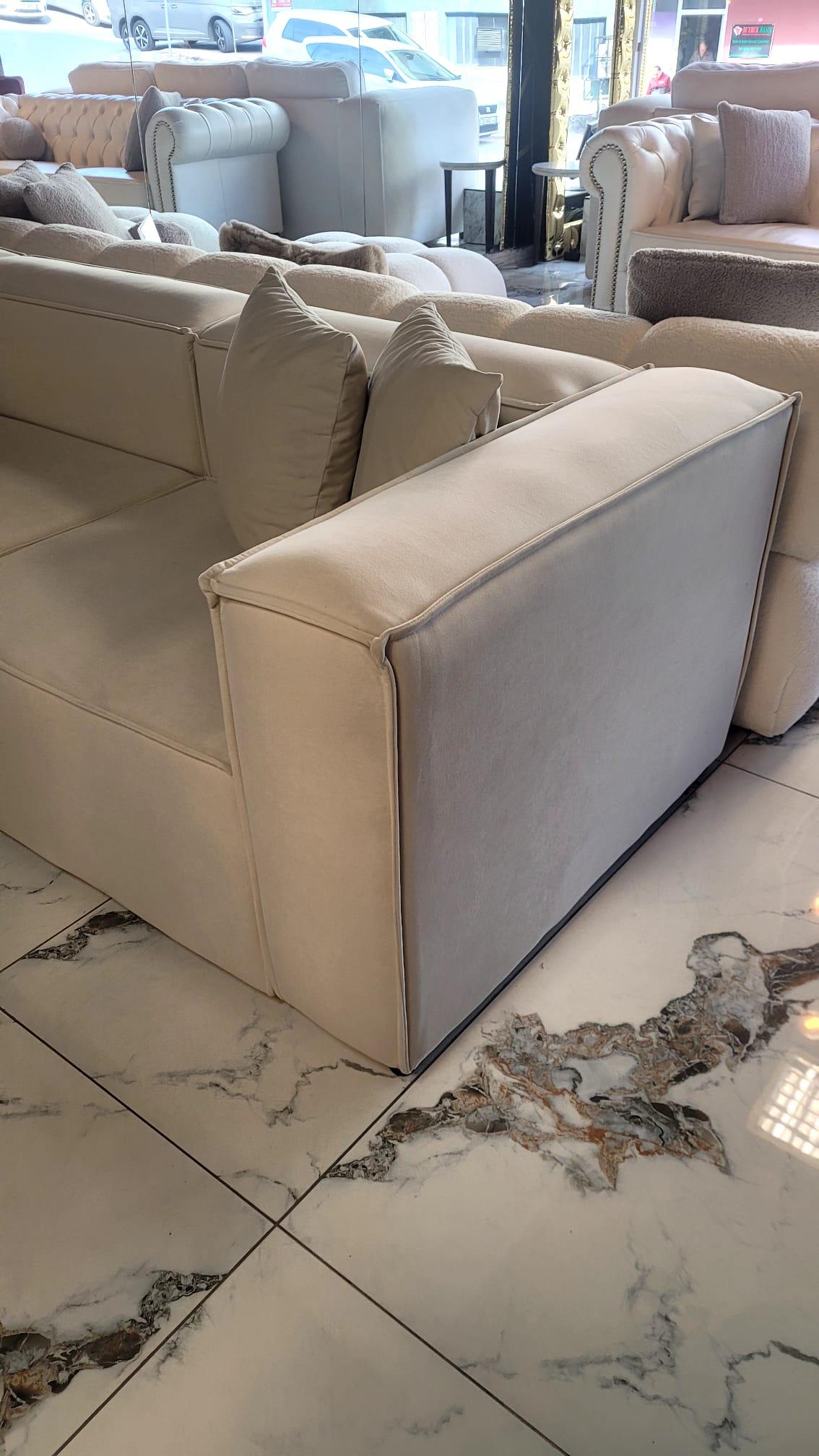 3A MOBİLYA WHİTE SWAN L KANEPE 