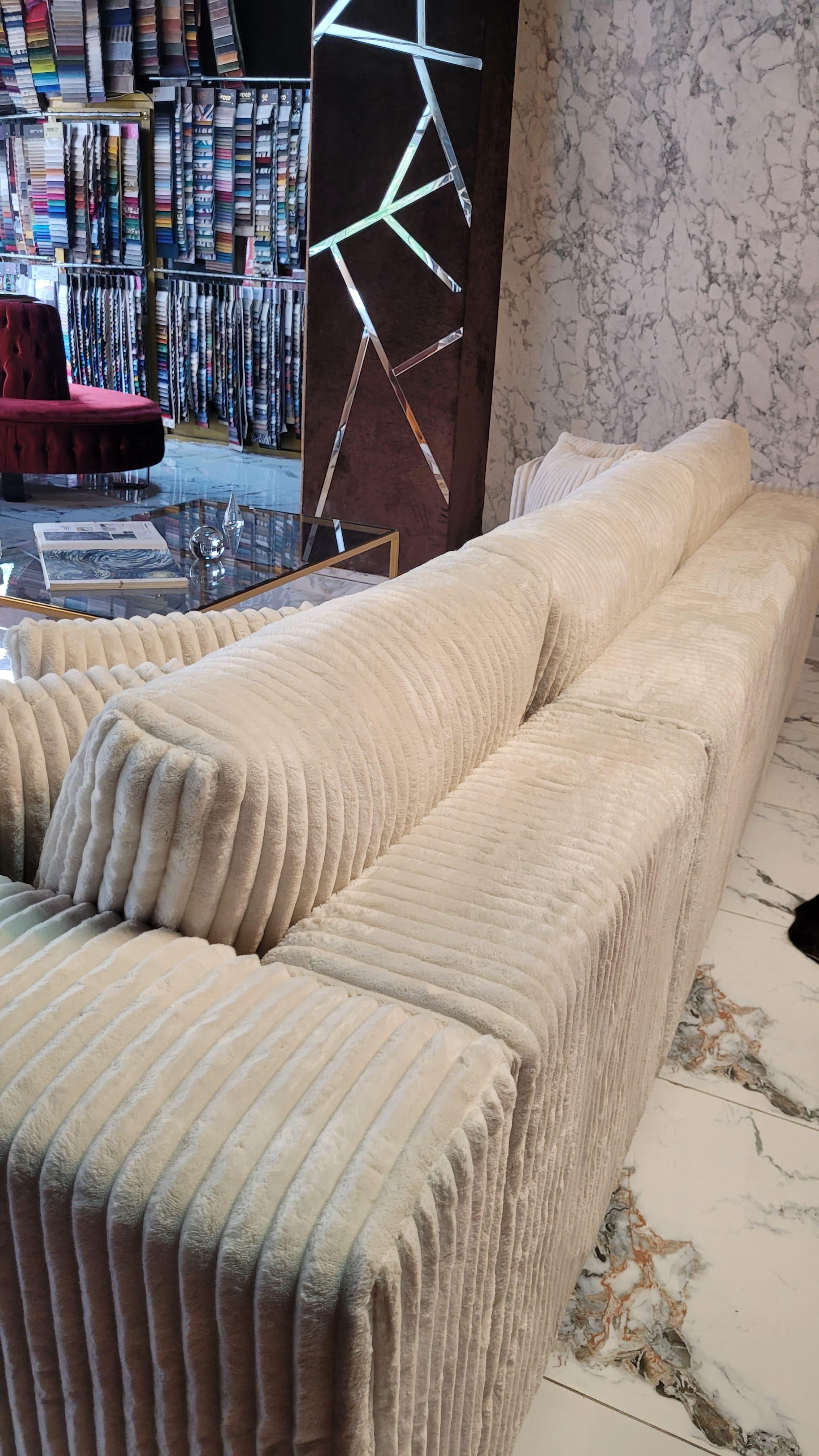 3A MOBİLYA WHİTE WORD L KANEPE 