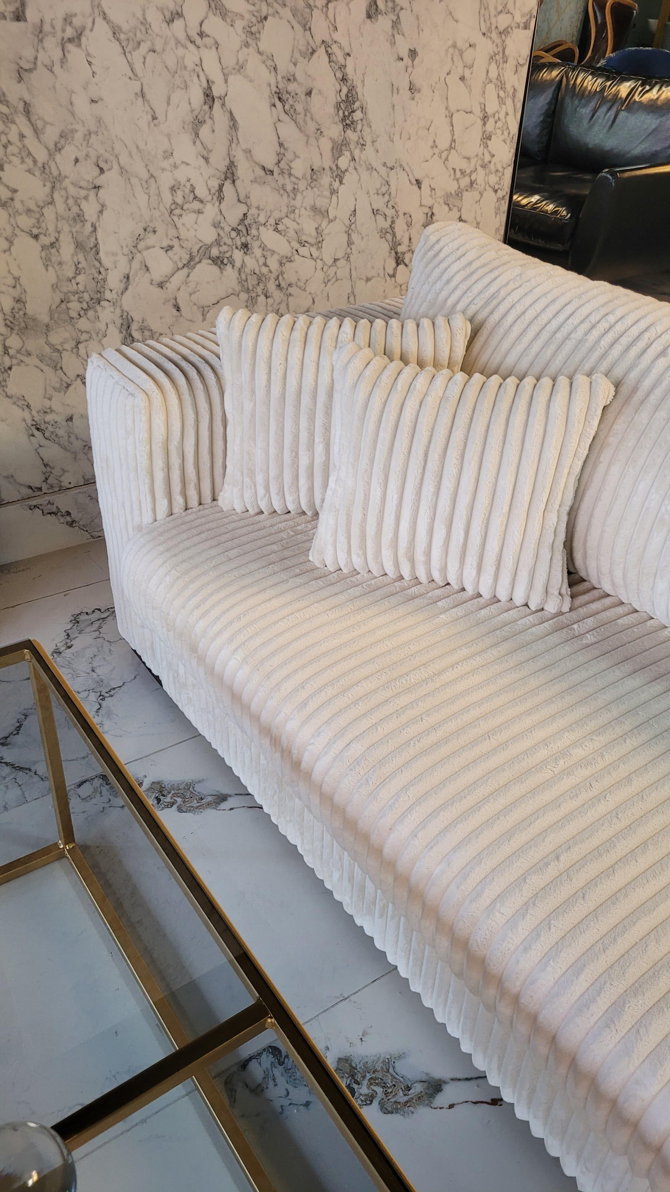 3A MOBİLYA WHİTE WORD L KANEPE 