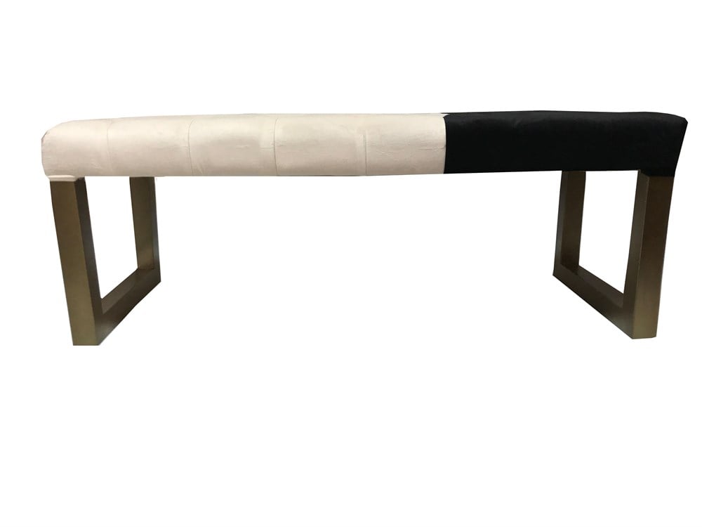 3A Mobilya White&Black Modern Puf