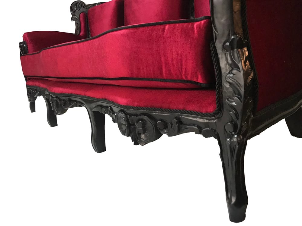 3A MOBİLYA WİNE RED KLASİK KANEPE