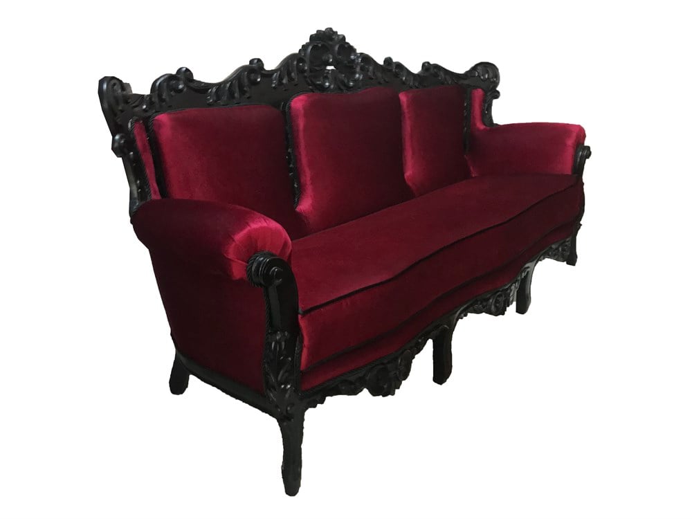 3A MOBİLYA WİNE RED KLASİK KANEPE