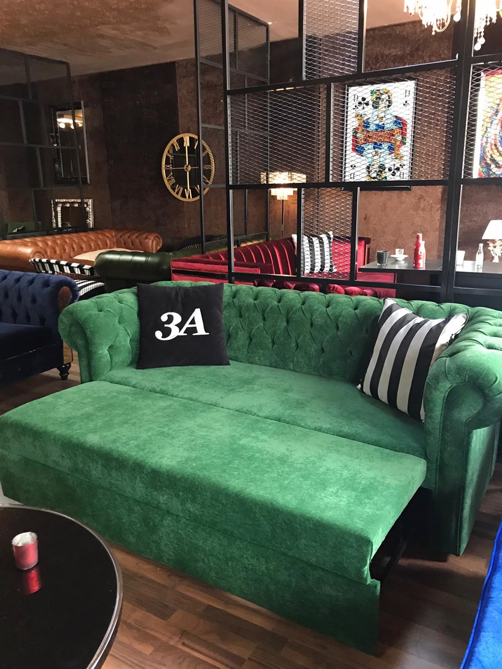 3A MOBİLYA YATAKLI PARADİSE YATAKLI CHESTERFİELD