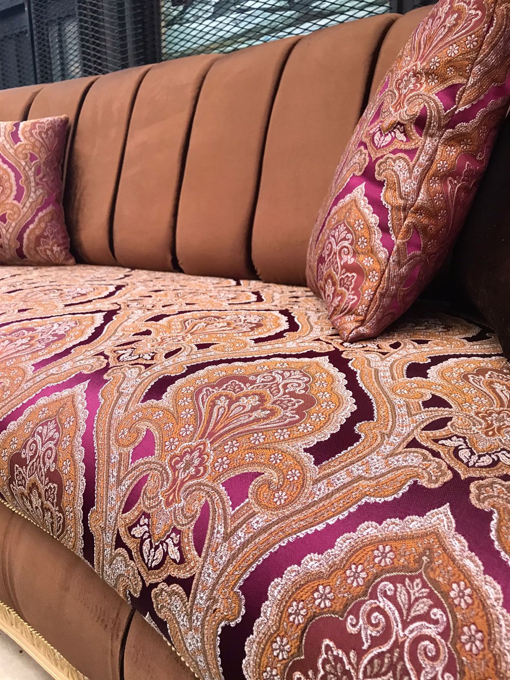 3A MOBİLYA ZARİFE ALTIN VARAK KOLTUK 