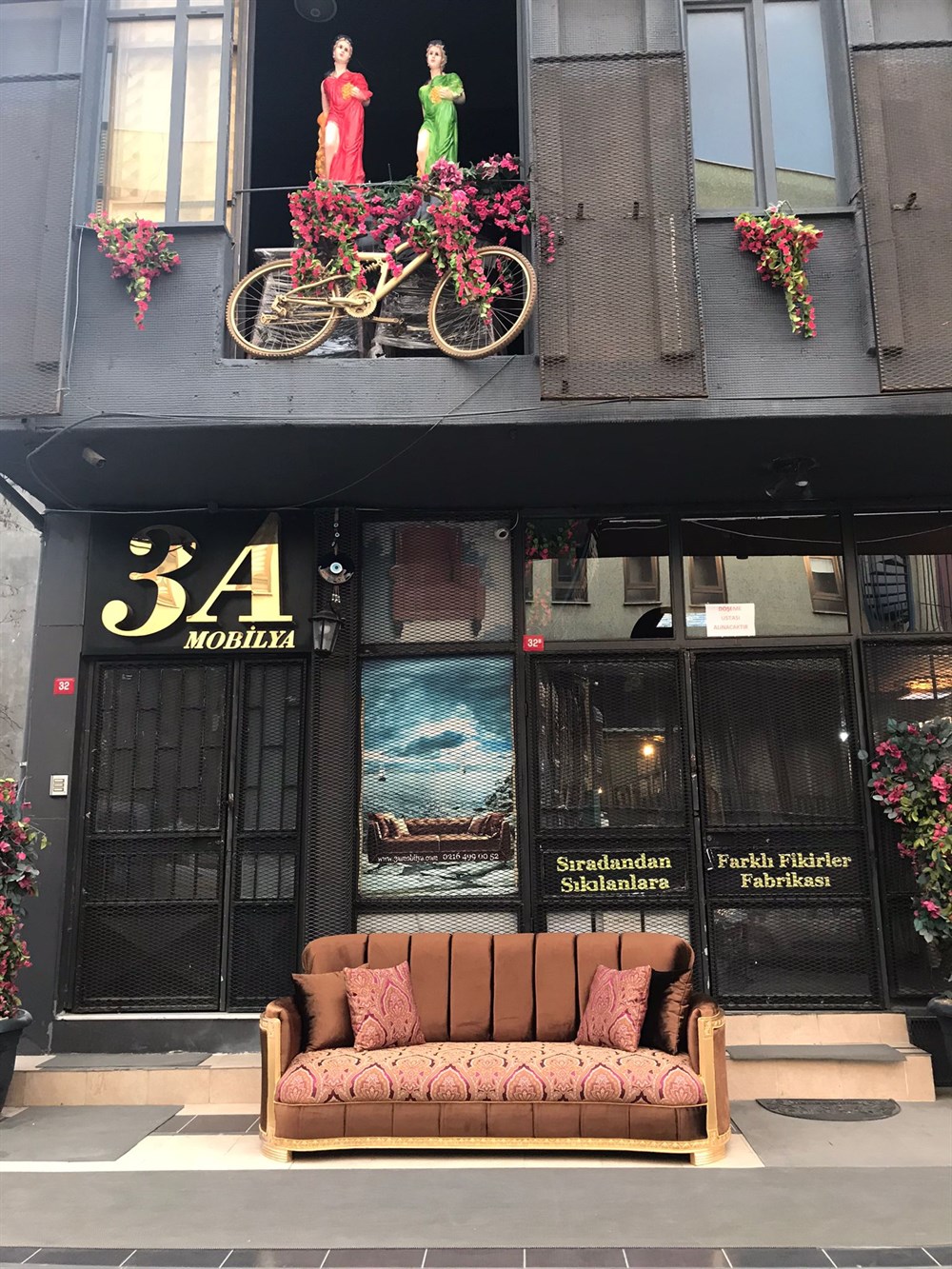 3A MOBİLYA ZARİFE ALTIN VARAK KOLTUK 
