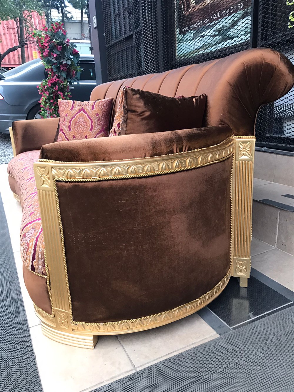 3A MOBİLYA ZARİFE ALTIN VARAK KOLTUK 