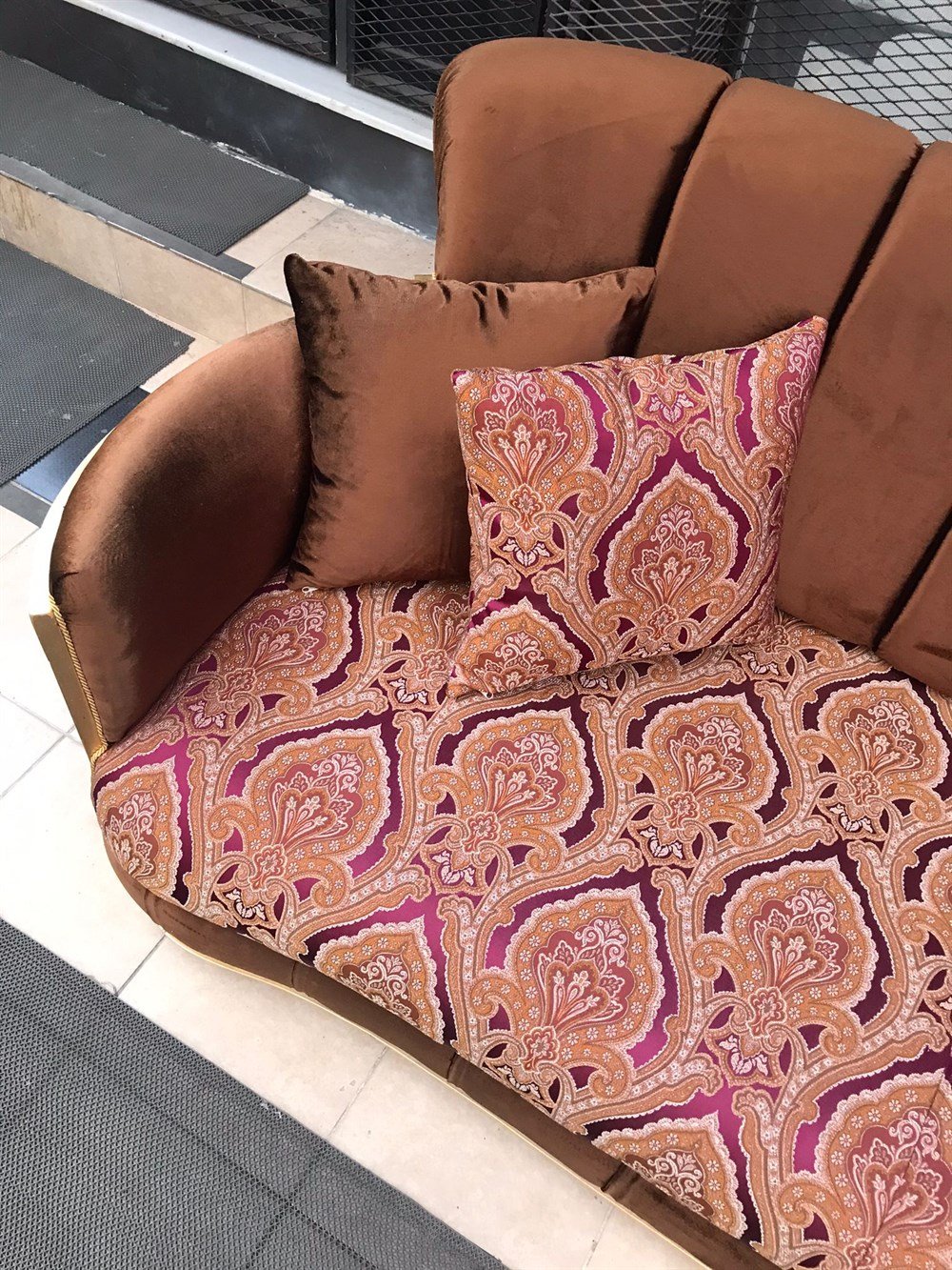 3A MOBİLYA ZARİFE ALTIN VARAK KOLTUK 