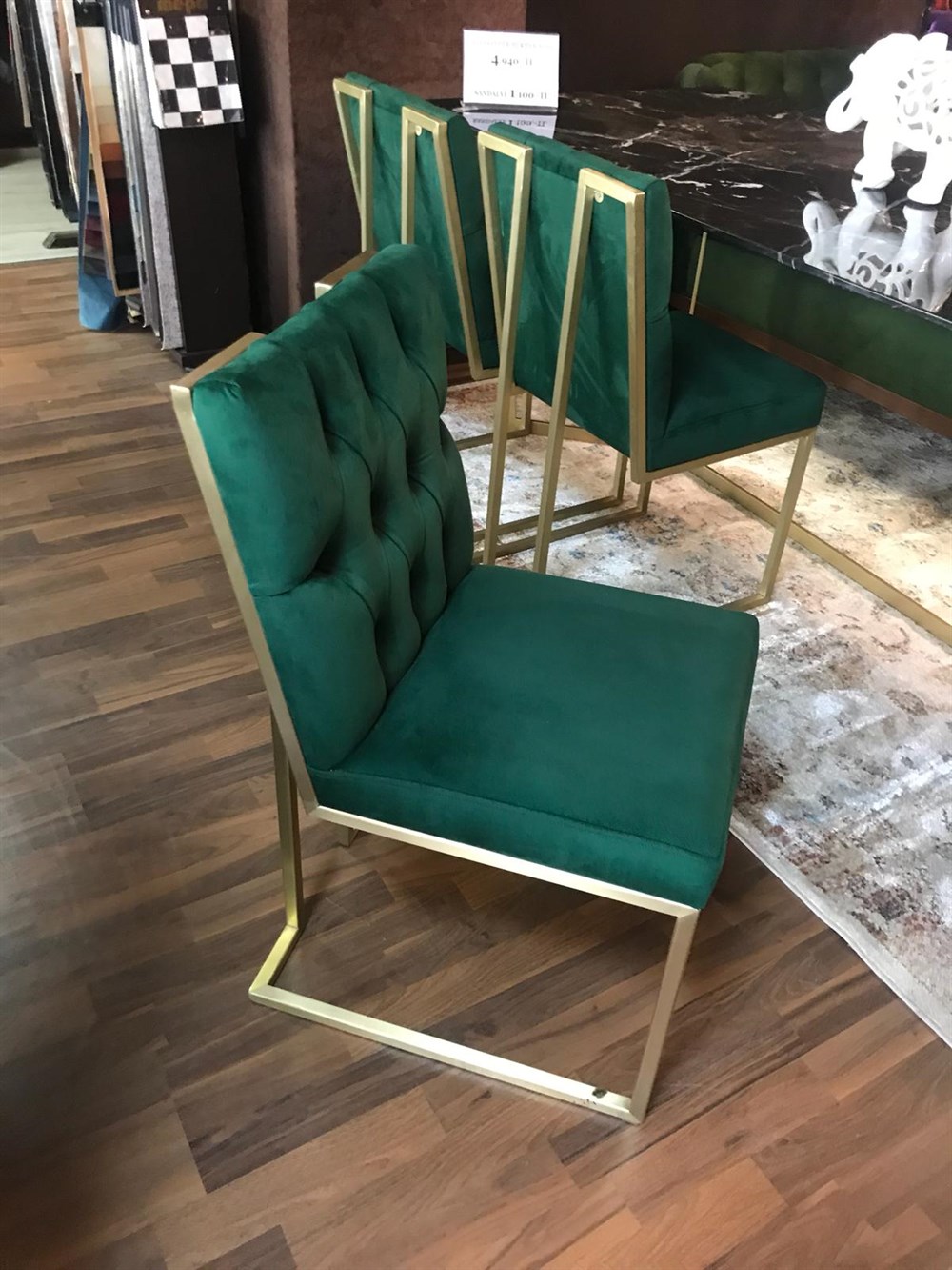 3A MOBİLYA ZÜMRÜT METAL SANDALYE