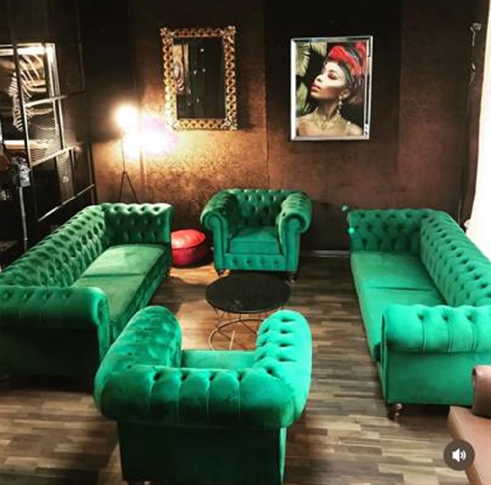 3A MOBİLYA ZÜMRÜT YEŞİLİ TAKIMI 3+3+1+1