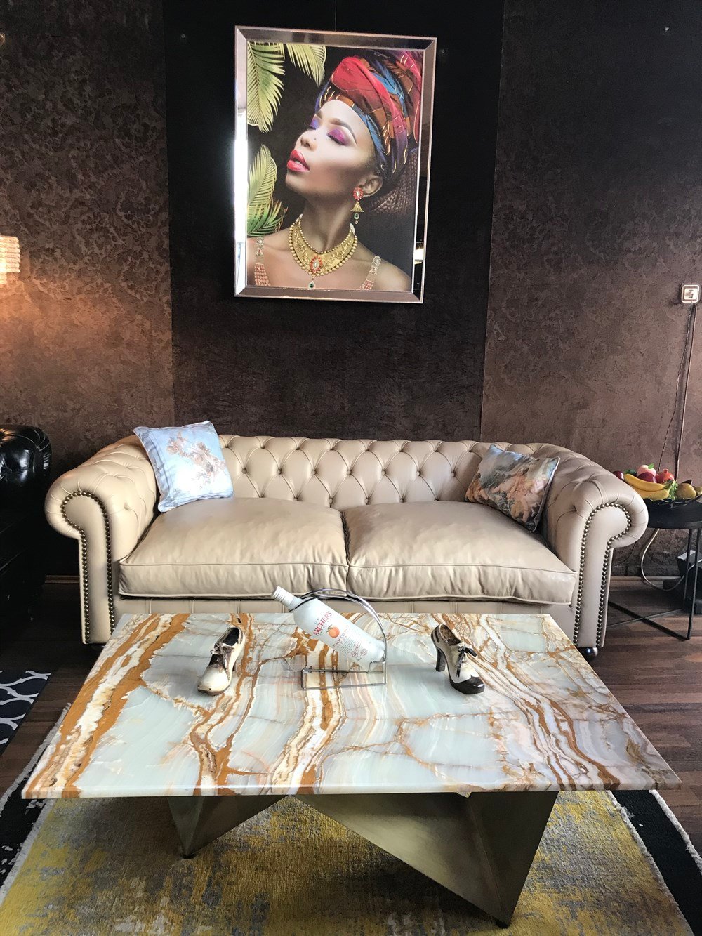 3A MOOBİLYA HAKİKİ DERİ DREAM CHESTERFİELD