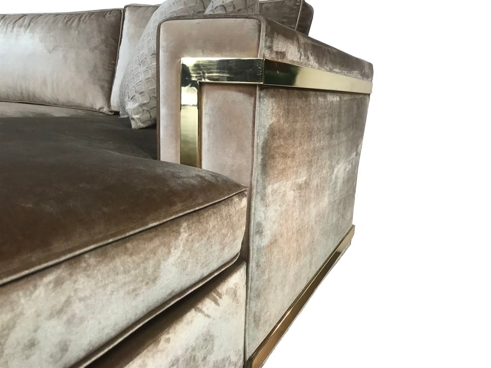 3A SHİNE GOLD L KANEPE KÖŞE KOLTUK