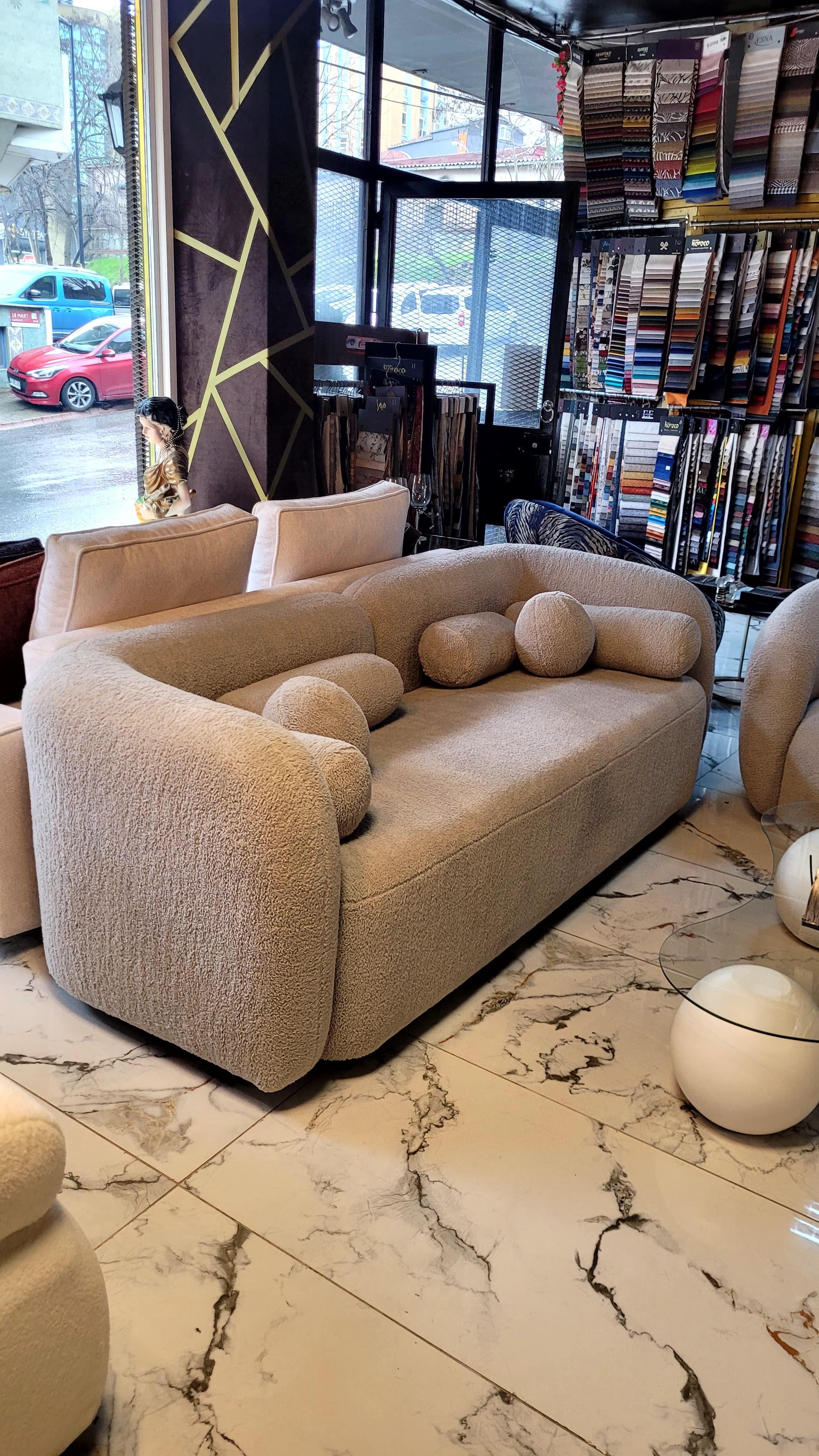 3AMOBİLYA NEW BUKLE MODERN KANEPE VE BERJER 