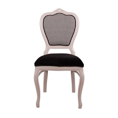 3A Mobilya Red  Dog Sandalye - Beyaz Siyah