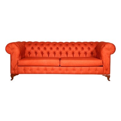 3A Mobilya Orange Chesterfield