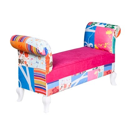 3A Mobilya Pink Patchwork Markiz - Desen