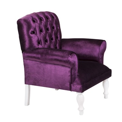 3A Mobilya Capitone Mor Berjer