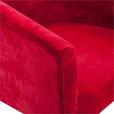 3A Mobilya Red Lab Oval Berjer Kırmızı