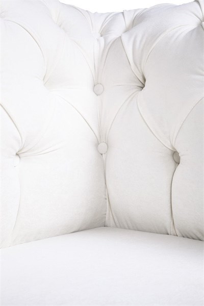 3A Mobilya Whıte Snow Lükens Chesterfield