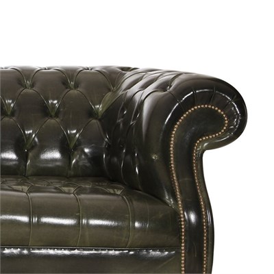 3A Mobilya English Green Chesterfield