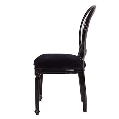 3A Mobilya Fornasetti Siyah Sandalye