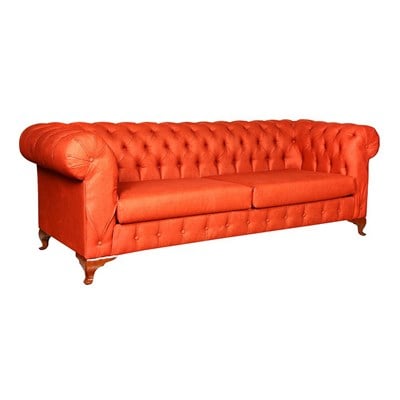 3A Mobilya Orange Chesterfield