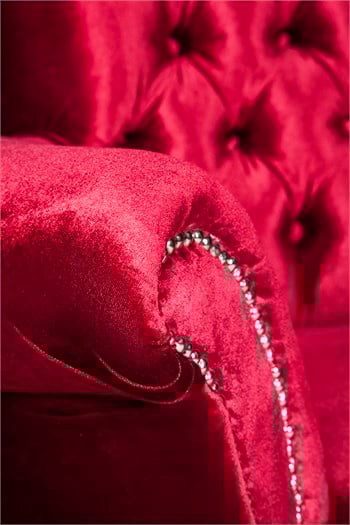 3A Mobilya İkili Love Koltuğu - Kırmızı