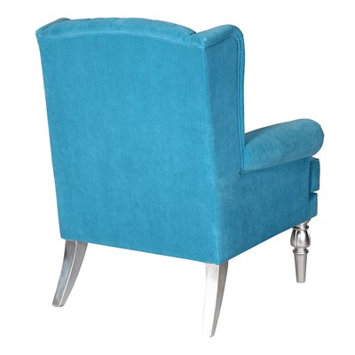 3A Mobilya Silver Blue Berjer