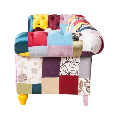 3A Mobilya Gökkuşağı Patchwork Chester Kanepe