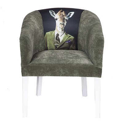 3A Mobilya Giraffe Berjer - Petrol Yeşili