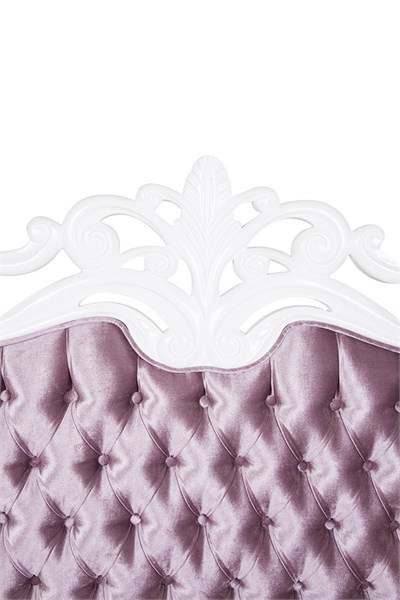 3A Mobilya Pudra Pembesi Oymalı Luxory Yatakbaşı