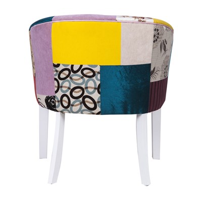 3A Mobilya Patchwork Oval Berjer