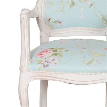 3A Mobilya My Flowers Oymalı Berjer