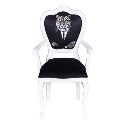 3A Mobilya Tiger Man Sandalye - Siyah