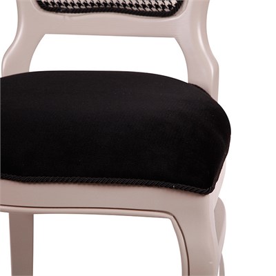 3A Mobilya Red  Dog Sandalye - Beyaz Siyah