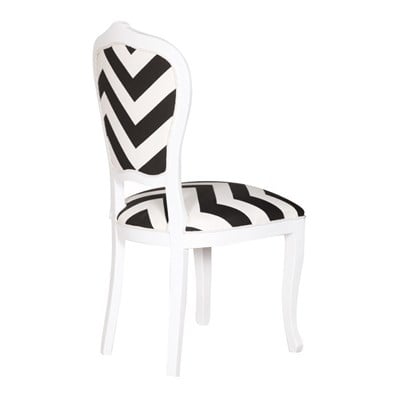 3A Mobilya White Line Oymalı Sandalye