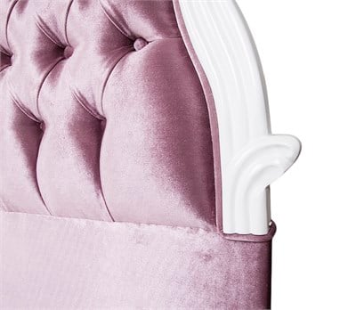 3A Mobilya Pudra Pembesi Oymalı Luxory Yatakbaşı