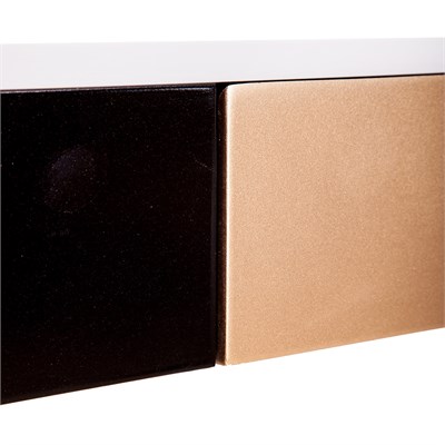 3A Mobilya Black & Gold Dresuar - Siyah/Sarı