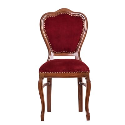 3A Mobilya Bordo Oyması Sandalye - Bordo